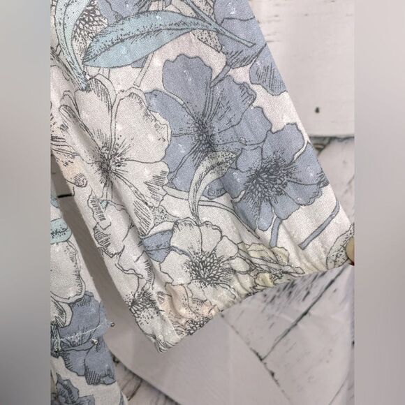 WILLIAM RAST Devon Floral Peasant Top M - Picture 6 of 9